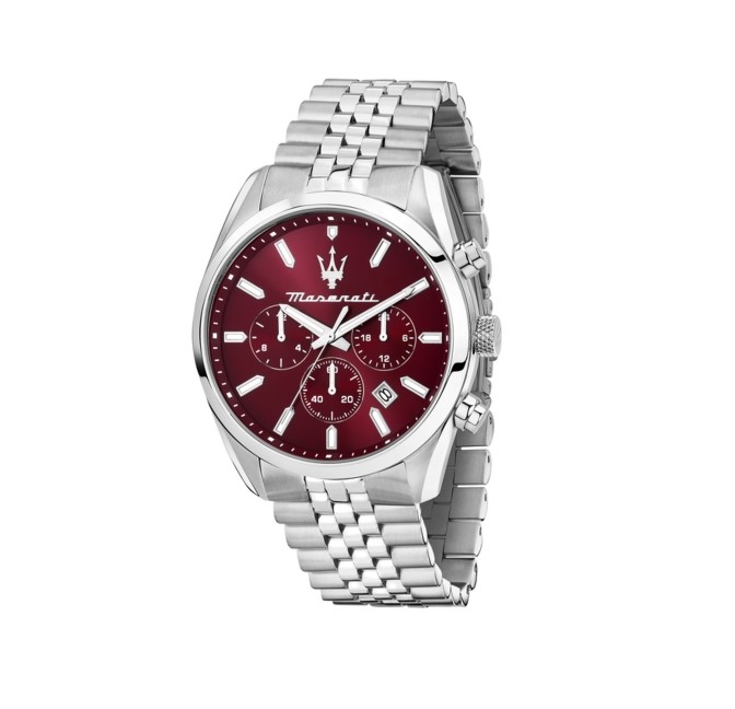 RELOJ MASERATI ATTRAZIONE 43 MM BURGUNDY