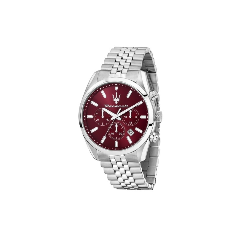 RELOJ MASERATI ATTRAZIONE 43 MM BURGUNDY