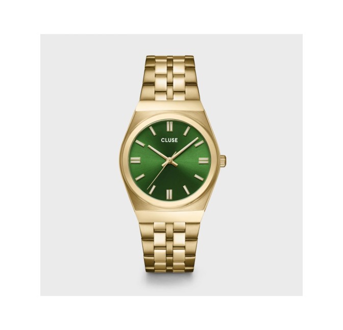 RELOJ CLUSE RETRO GOLD GREEN
