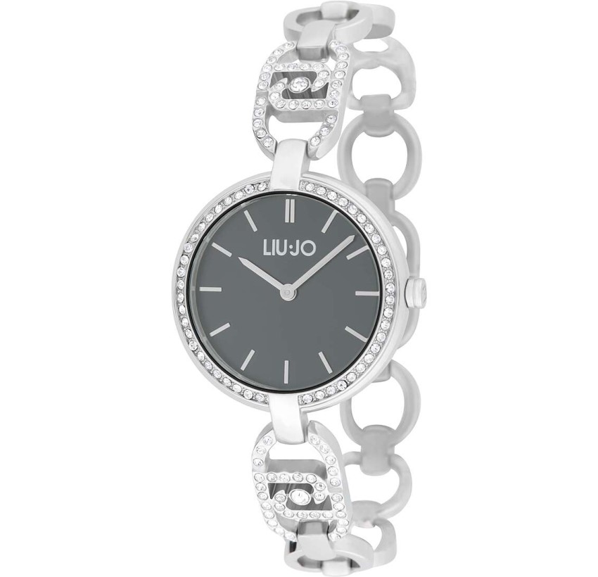 RELOJ LIUJO GLARE SILVER NERO