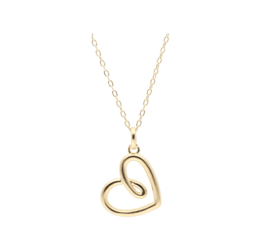 COLGANTE CORAZÓN PLATA
