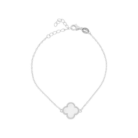 PULSERA PLATA Y NÁCAR