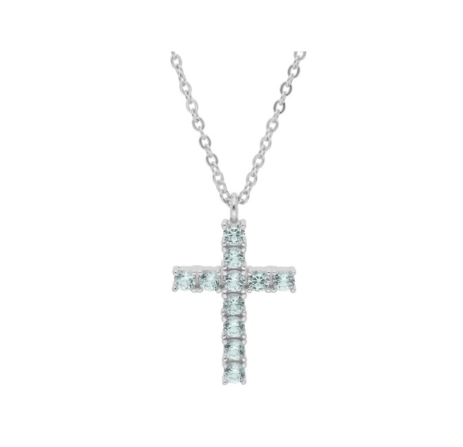 CRUZ PLATA Y CIRCONITAS