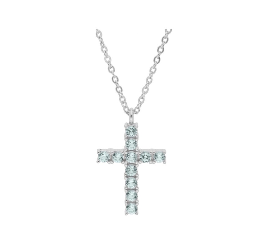 CRUZ PLATA Y CIRCONITAS