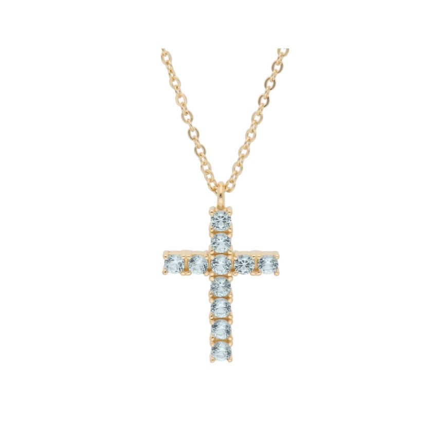 CRUZ PLATA Y CIRCONITAS