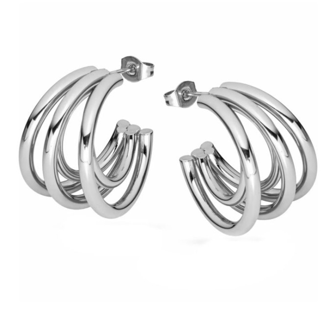 PENDIENTES ACERO LIUJO