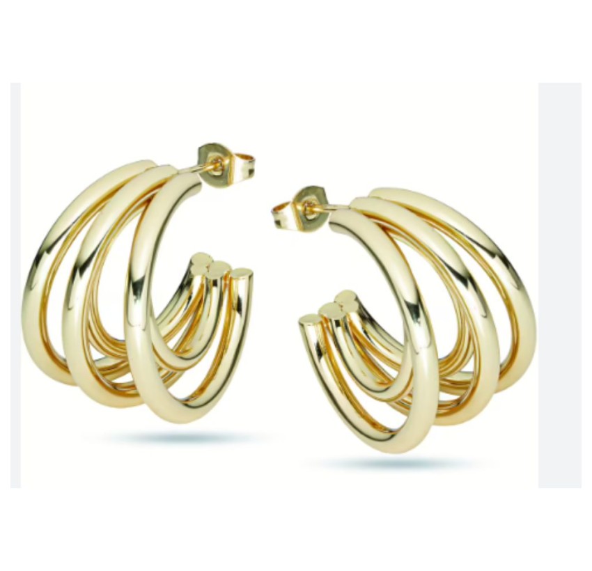 PENDIENTES ACERO LIUJO
