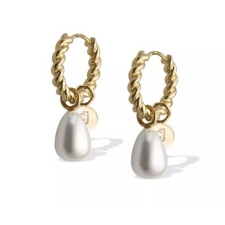 PENDIENTES ACERO LIUJO