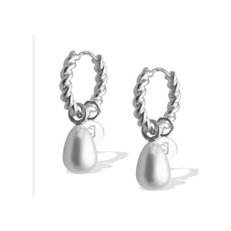PENDIENTES ACERO LIUJO