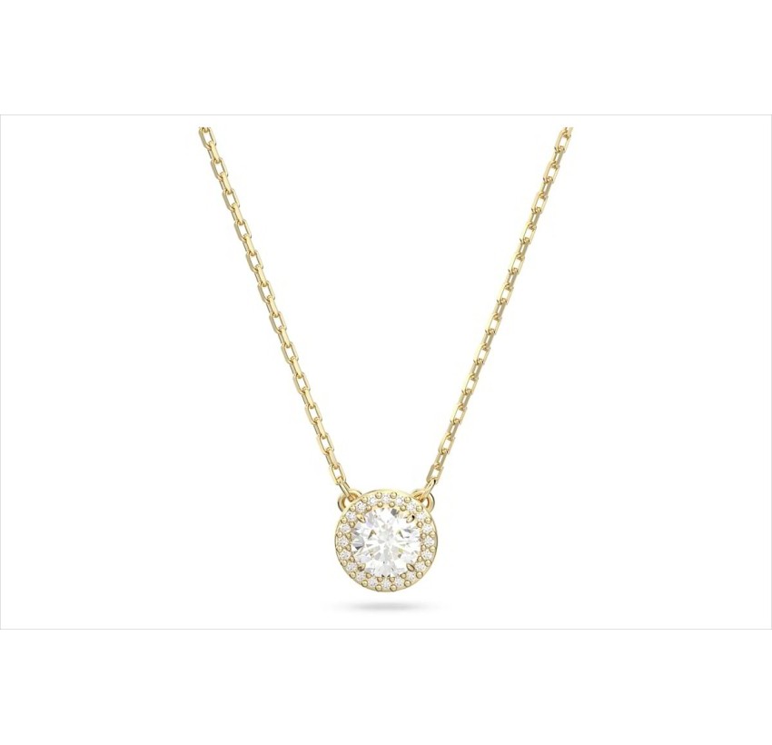 COLLAR ACERO DORADO LIUJO