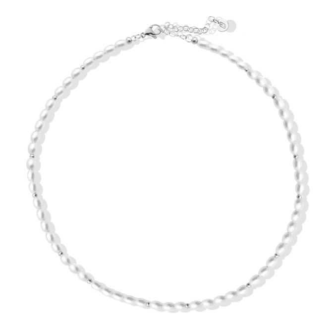 COLLAR ACERO PERLAS LIUJO