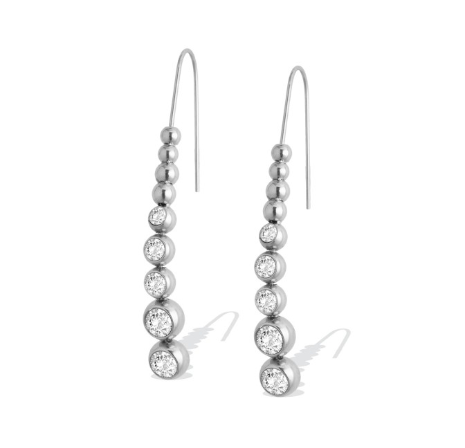 PENDIENTES ACERO LIUJO