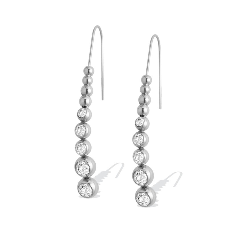 PENDIENTES ACERO LIUJO