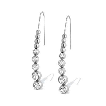 PENDIENTES ACERO LIUJO