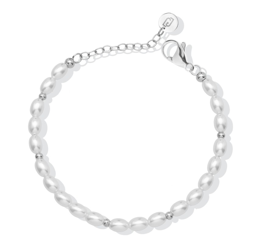PULSERA ACERO PERLAS LIUJO