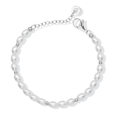 PULSERA ACERO PERLAS LIUJO