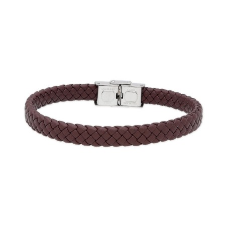 PULSERA ACERO Y PIEL