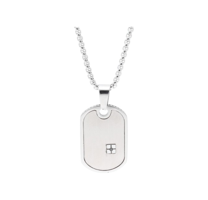 CADENA Y PLACA ACERO
