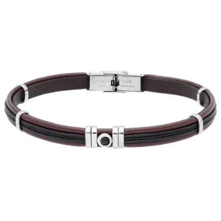 PULSERA PIEL Y ACERO
