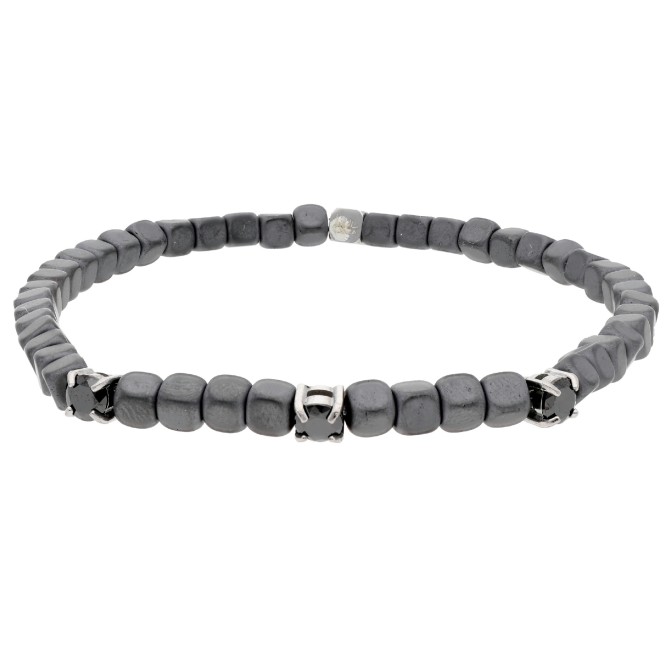 PULSERA EMATITES Y CIRCONITAS
