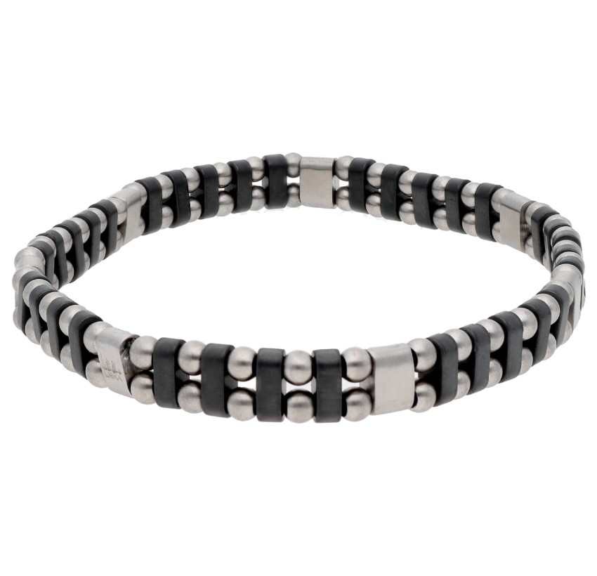 PULSERA EMATITES Y ACERO
