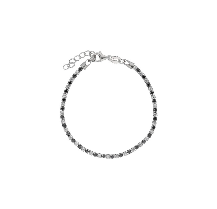 RIVIERE PLATA Y CIRCONITAS 2MM