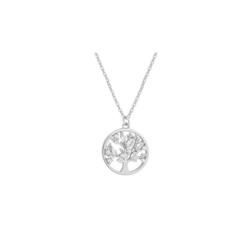 CLGNTE ÁRBOL VIDA PLATA Y CIRCONITAS 2CM