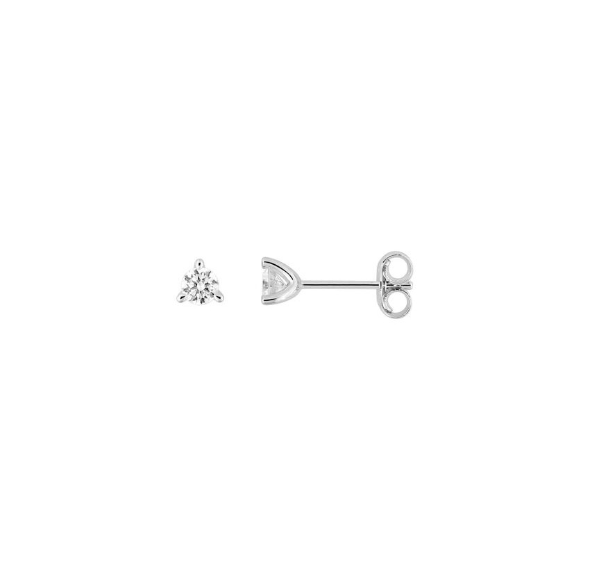 PENDIENTES ORO 9K DIAMANTE SYNT 0.20K,0.40GR