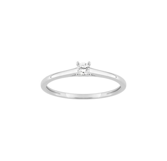 ANILLO ORO 9K SOLITARIO DIAMANTE 0.10K SYNT. 1.05GR