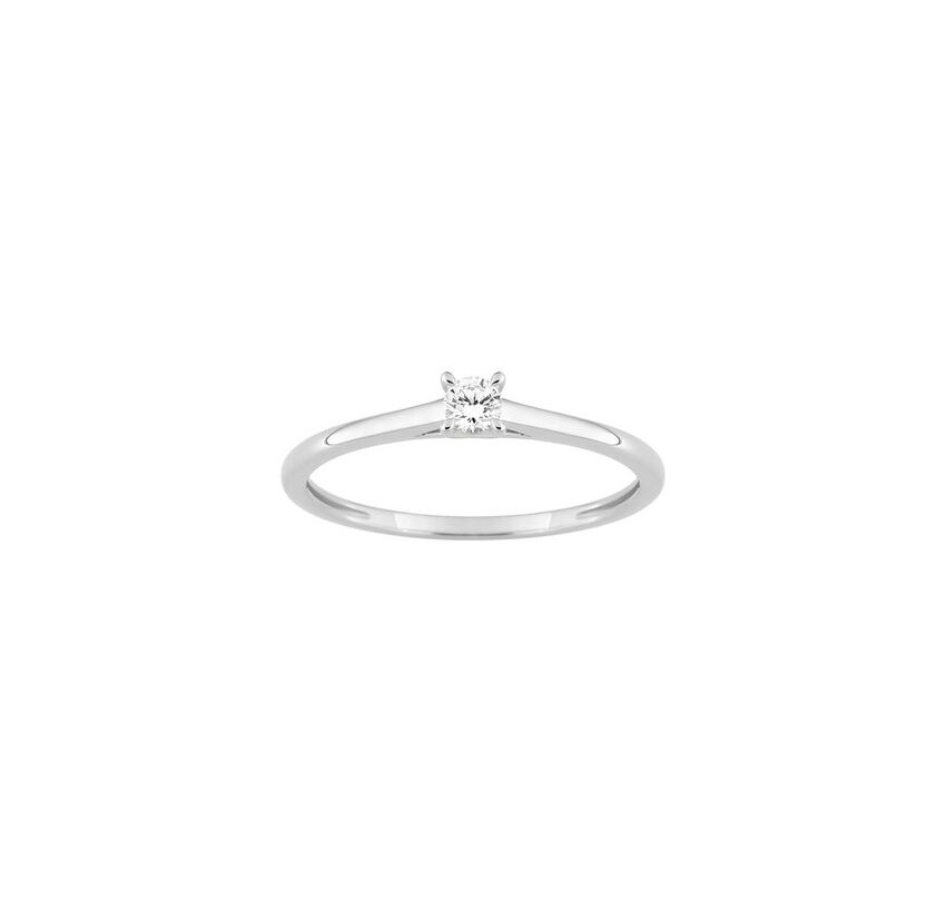 ANILLO ORO 9K SOLITARIO DIAMANTE 0.10K SYNT. 1.05GR