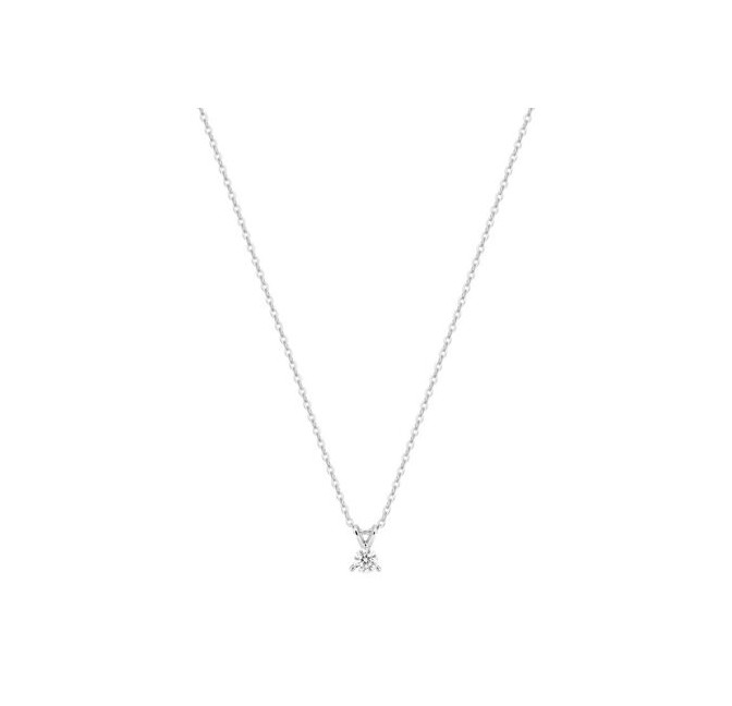 COLLAR ORO 9K DIAMANTE SYNT. 0.10K, 1.25GR