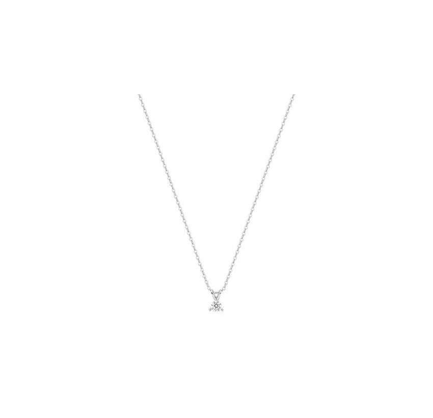 COLLAR ORO 9K DIAMANTE SYNT. 0.10K, 1.25GR