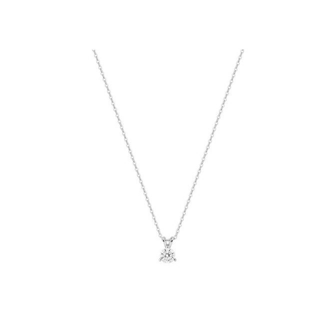 COLLAR ORO 9K DIAMANTE SYNT 0.20K, 1.30GR