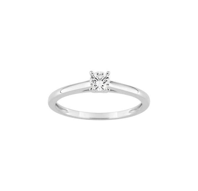 ANILLO ORO 9K SOLITARIO DIAMANTE SYNT 0.20K, 1.50GR T.14
