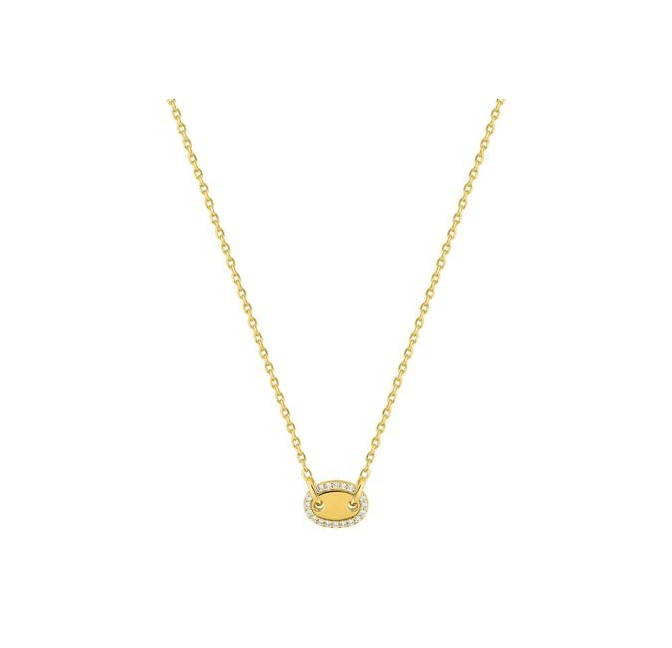 COLLAR PLATA DORADA 2.70GR