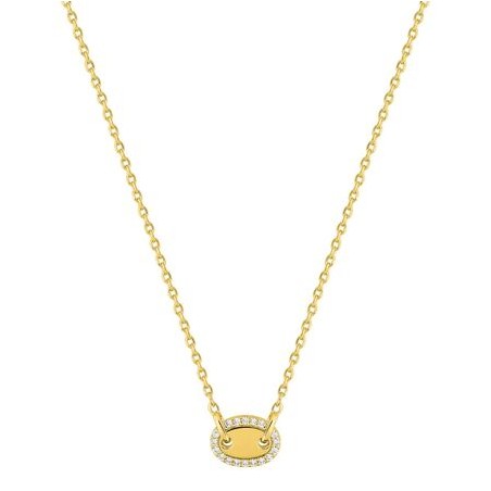 COLLAR PLATA DORADA 2.70GR
