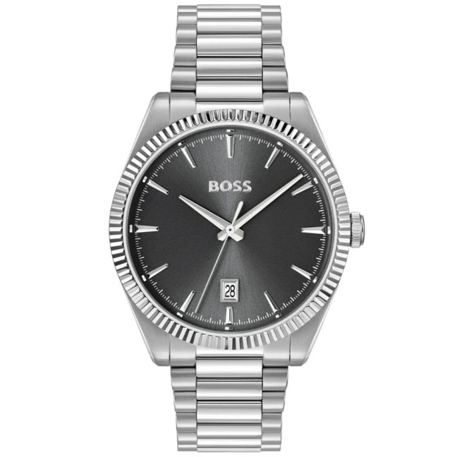 RELOJ BOSS ACERO ESF. NEGRA