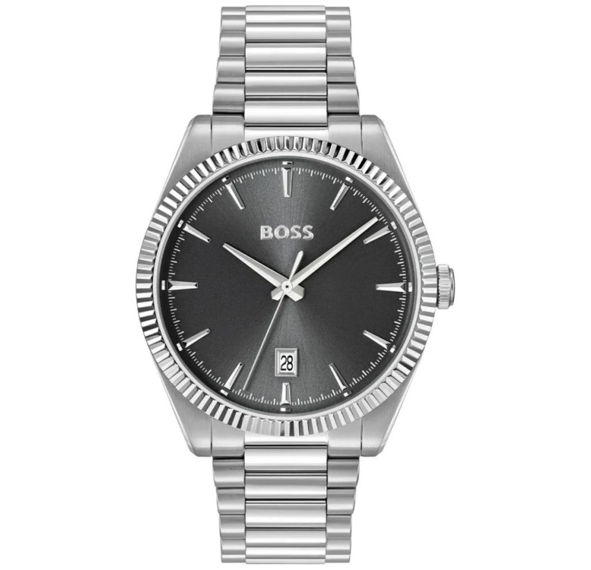 RELOJ BOSS ACERO ESF. NEGRA