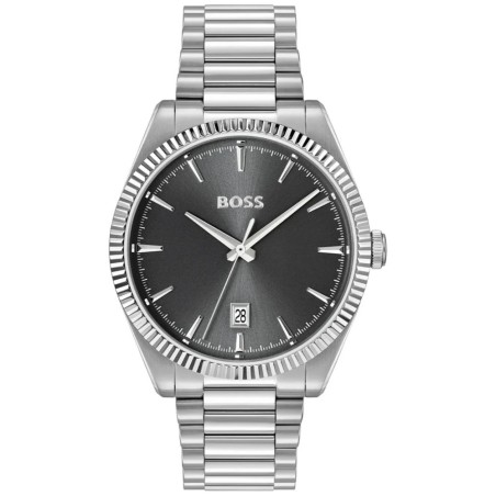 RELOJ BOSS ACERO ESF. NEGRA